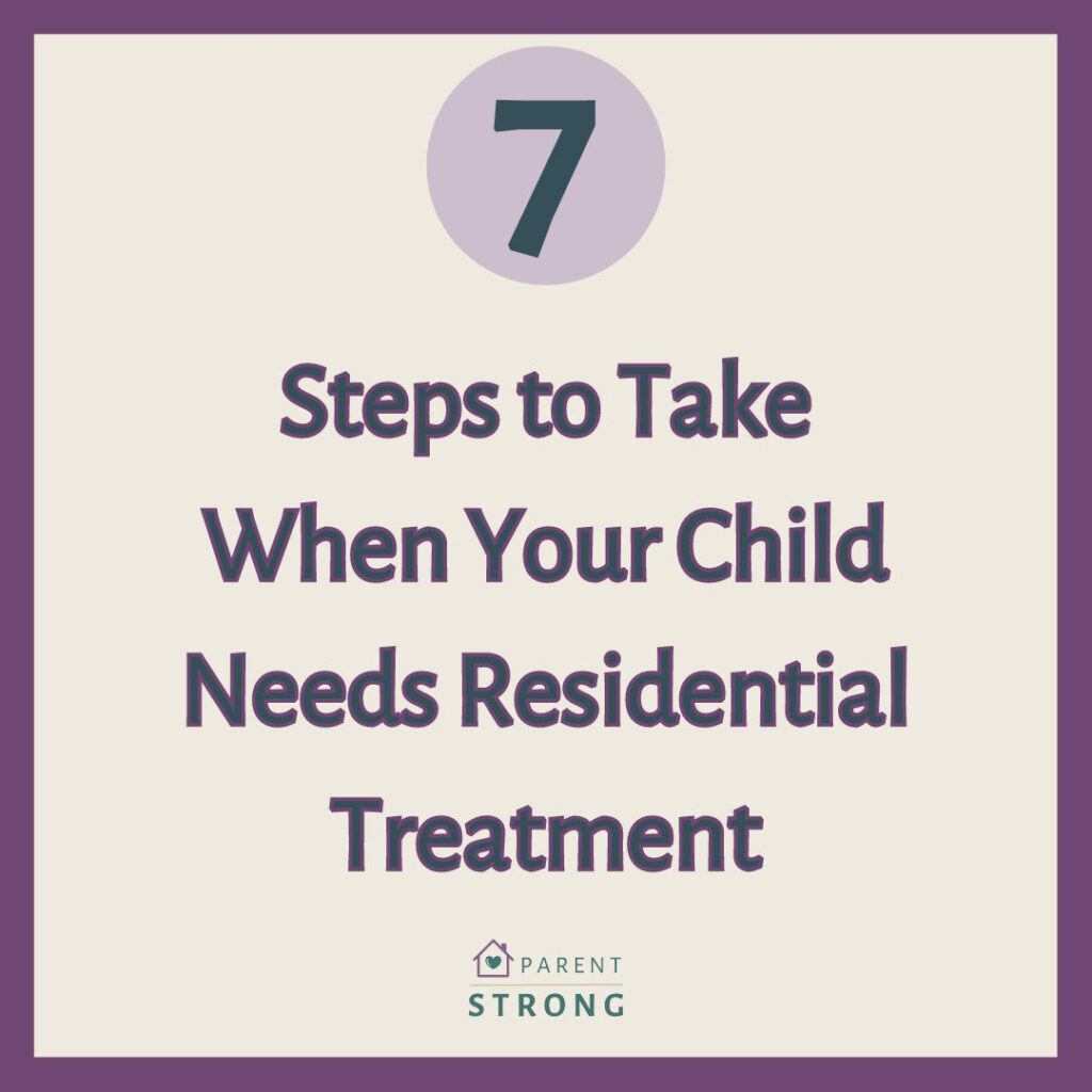 Steps to take for Residential treatment