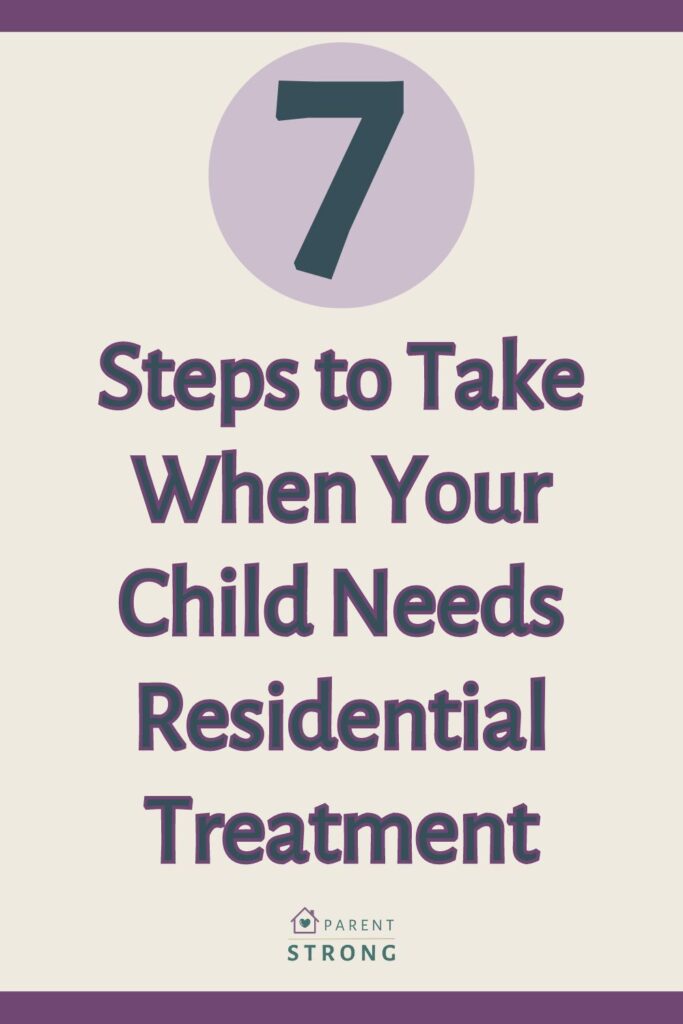 Steps for residential treatment