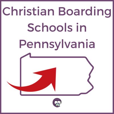 Map of Christian Boarding Schools in Pennsylvania