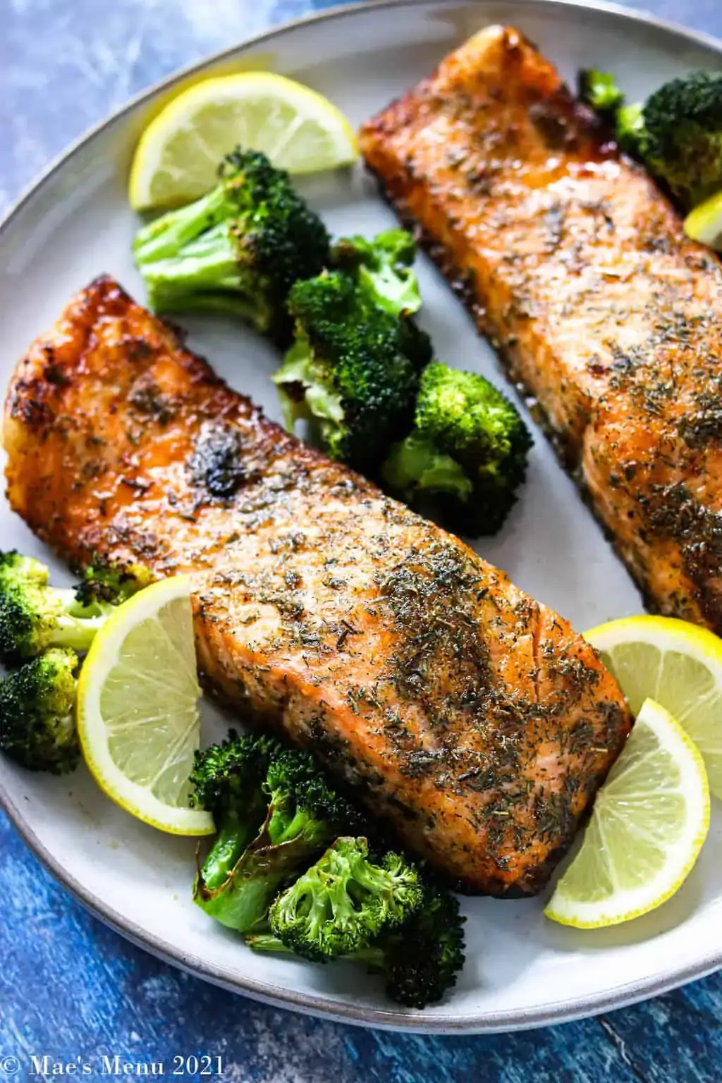 Air fryer flaky salmon - easy recipe for autistic adults