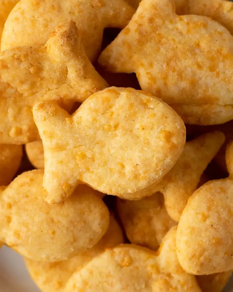 GF Goldfish crackers close-up