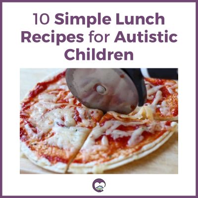 10 Simple Lunch Recipes for Autistic Children, rotary cutter slicing homemade pizza